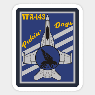 VFA-143 Pukin Dogs - F/A-18 Sticker